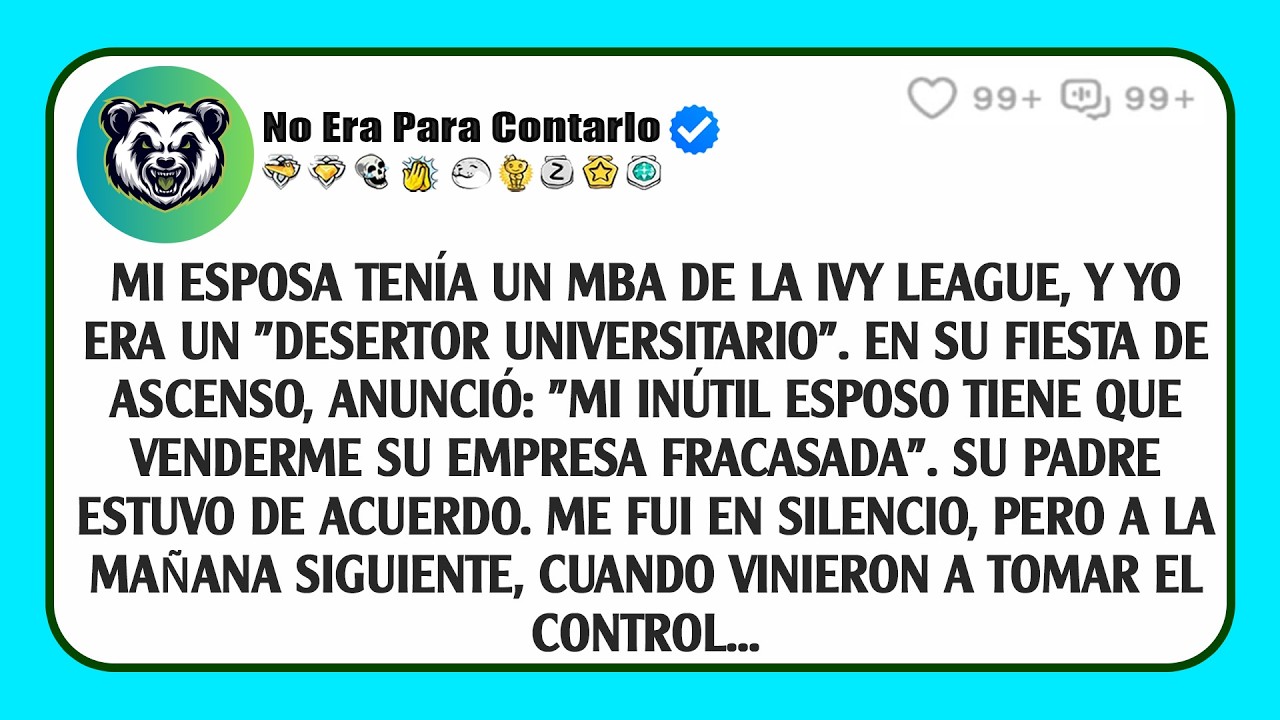 Mi Esposa Tenía Un Mba De La Ivy League, Y Yo Era Un 