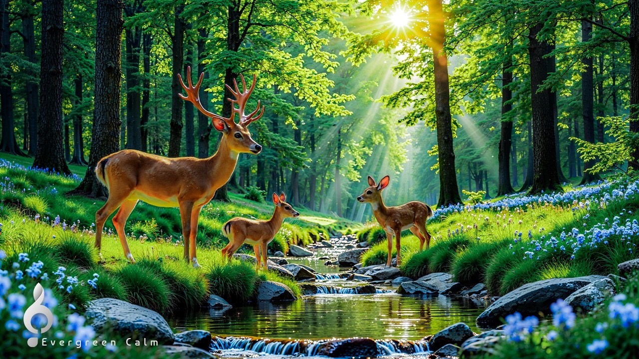 Music Therapy🌿Soothes The Soul & Clears Heavy Thoughts, Relaxing Piano With Flowing Water Sounds #28