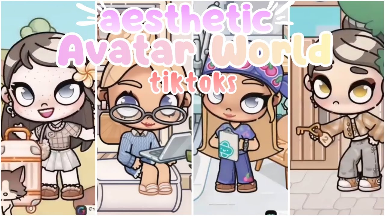 25 minutes of Aesthetic Avatar World - routines, roleplay, cooking, and ...