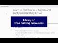 Free knitting ebooks charts patterns and more