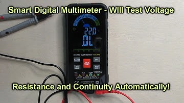 KAIWEETS KM601 Smart Digital Multimeter Tests Volts, Resistance and Continuity Automatically! REVIEW