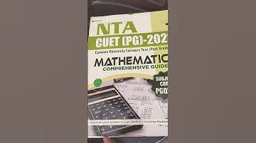 #cuet pg (2023) best mathematics book for prepration