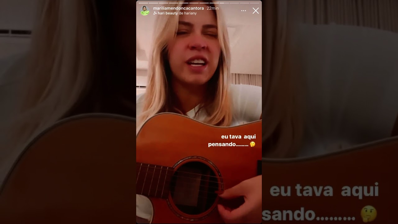 Marília Mendonça - Eu tava aqui pensando imaginando o teu cheiro ...