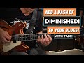 Diminished Blues Guitar Lesson - Getting Started with Diminished Sounds in Blues!