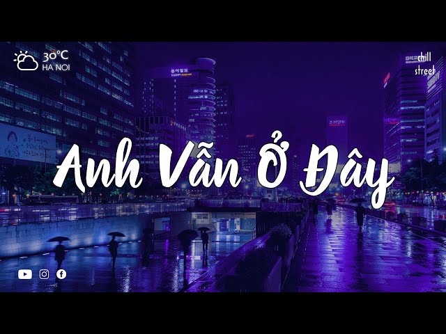 ANH VẪN Ở ĐÂY || Chill Street🎶- Kho Nhạc Lofi Chill Mix Nhẹ Nhàng Hay Nhất TikTok 2022 class=