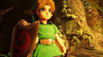 Unreal Engine 5 [5.2] - Ocarina of Time - Inside Deku Tree [Updated] Part1 + Download link
