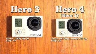GoPro Hero 4 Prototype (Hero X) vs Hero 3