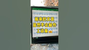 十秒制作全公司员工工资条#办公技巧 #职场 #每天学习一点点 #文员 #excel