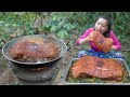 Wow! Cooking Pork Belly Recipe Eating So Delicious In My Village