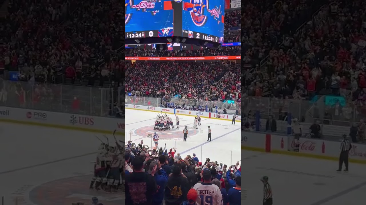 Alex Ovechkin scores record goal (895) view from the stands