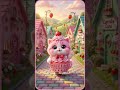 “Ultra Cute Baby Kitten Walking In Rain Village Road With Milk Bottle | Viral 3D Animation”#funny