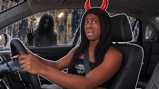 Details We Went Through a HAUNTED Car Wash... Update