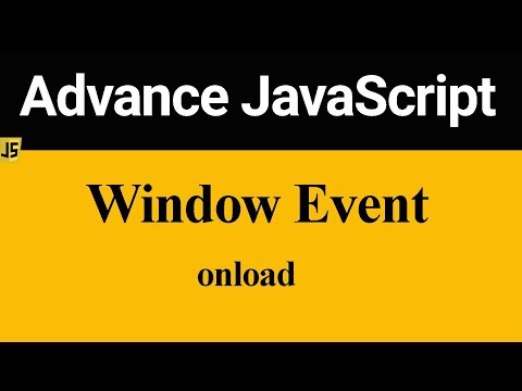 Window Events in JavaScript (Hindi)