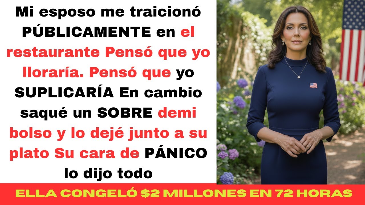 Mi Esposo Me TRAICIONÓ en Público. Entonces CONGELÉ $2 MILLONES en 72 Horas