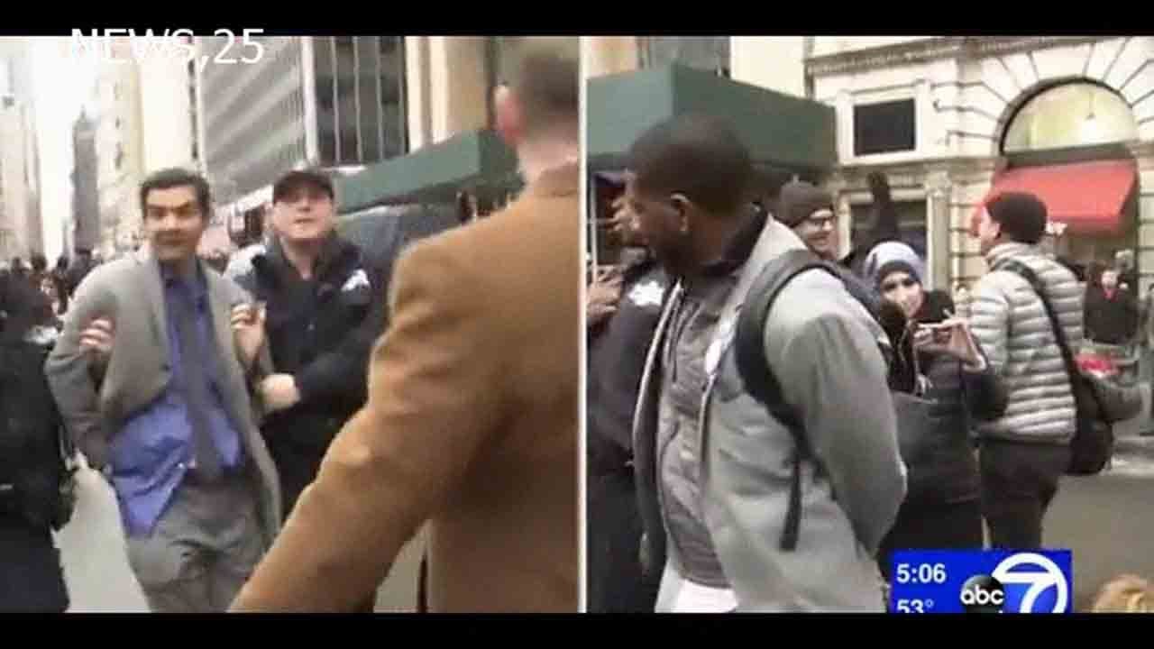 New York City Council members arrested during immigration protest - YouTube