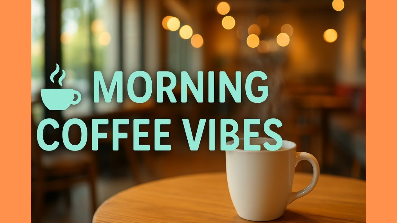 ☕ Coffee Shop Ambience – Morning Chatter & Cup Clinks