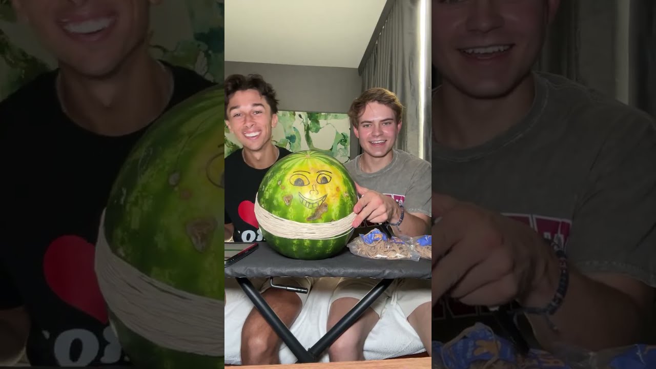 Exploding a Watermelon with Rubber Bands w/ Nick Wilkins