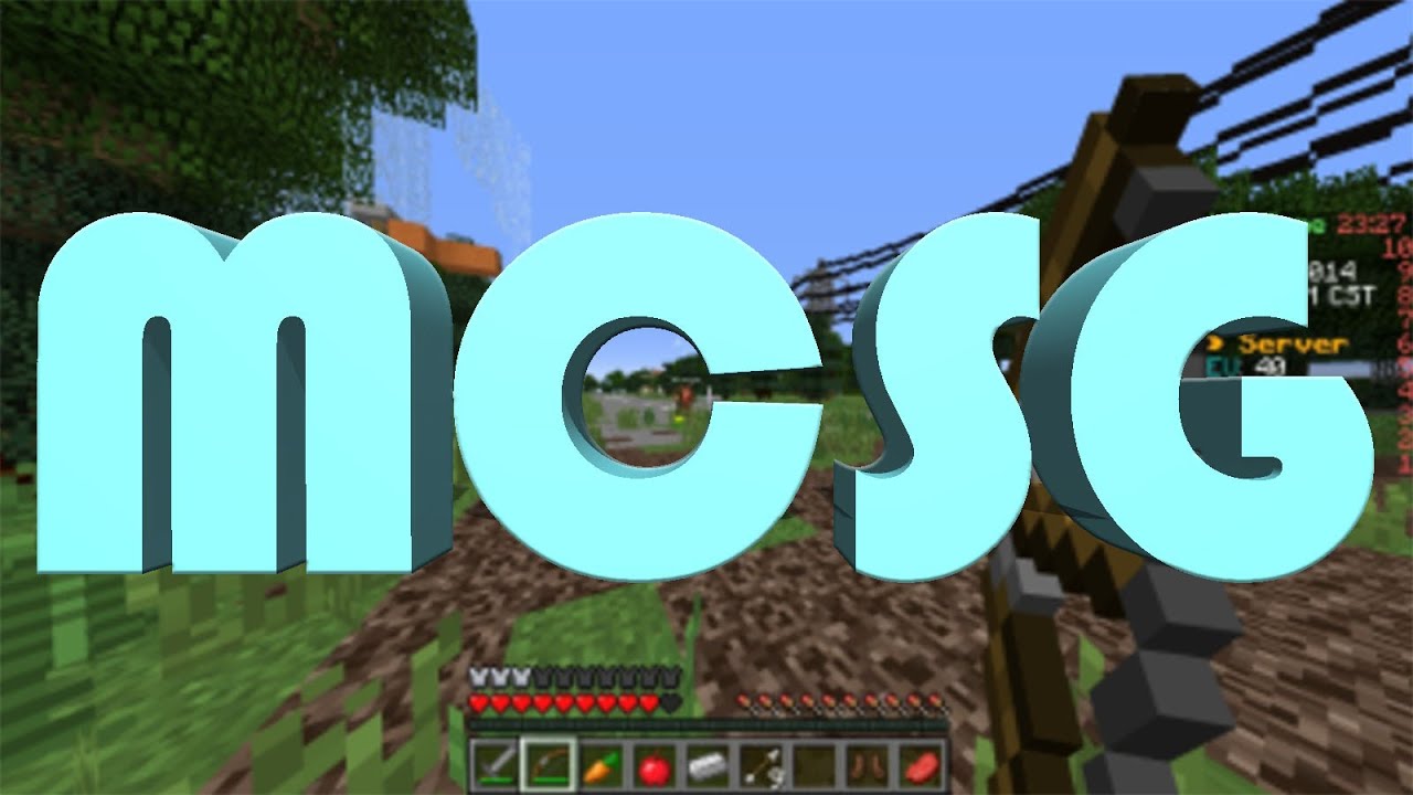 Minecraft Survival Games On MCSG w/ LethalDose - YouTube