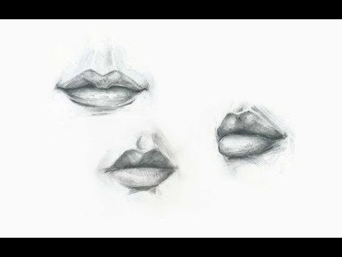 How To Draw Lips From The Side - Howto Techno