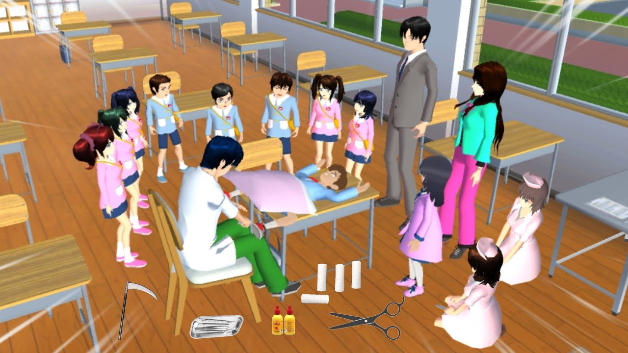TERLALU NAKAL DI SEKOLAH LANGSUNG DI SUNAT || Sakura School Simulator Drama