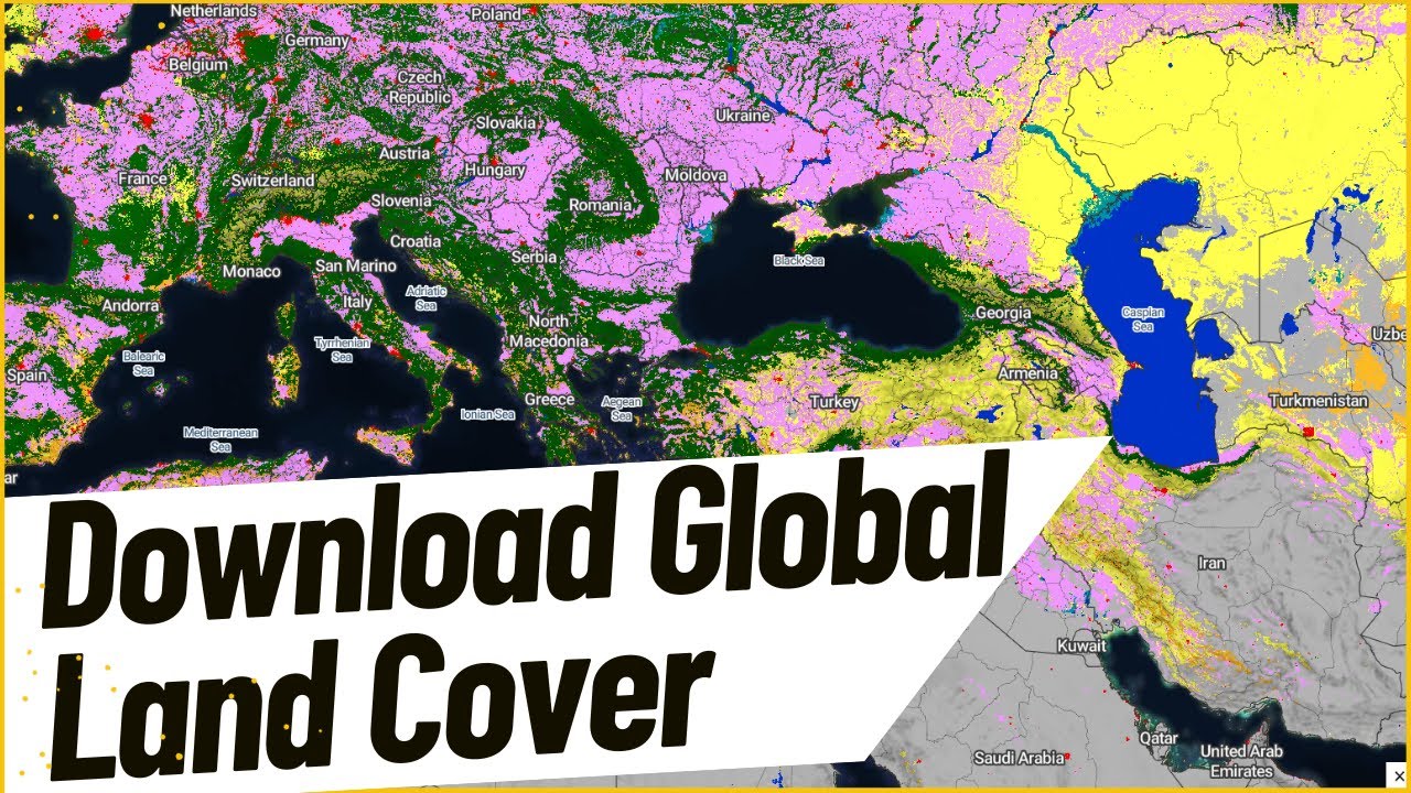 Download Global Land Cover Data from LC viewer (No plugin needed) - YouTube