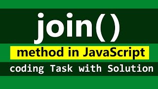 What is array join method in JavaScript? How does array join work JavaScript?