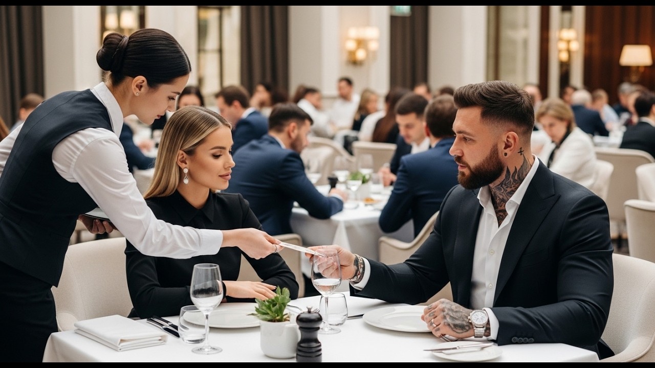 Официантка передала боссу записку, и то, как он отреагировал, шокировало его невесту.