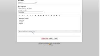 osTicket - How to create your first ticket