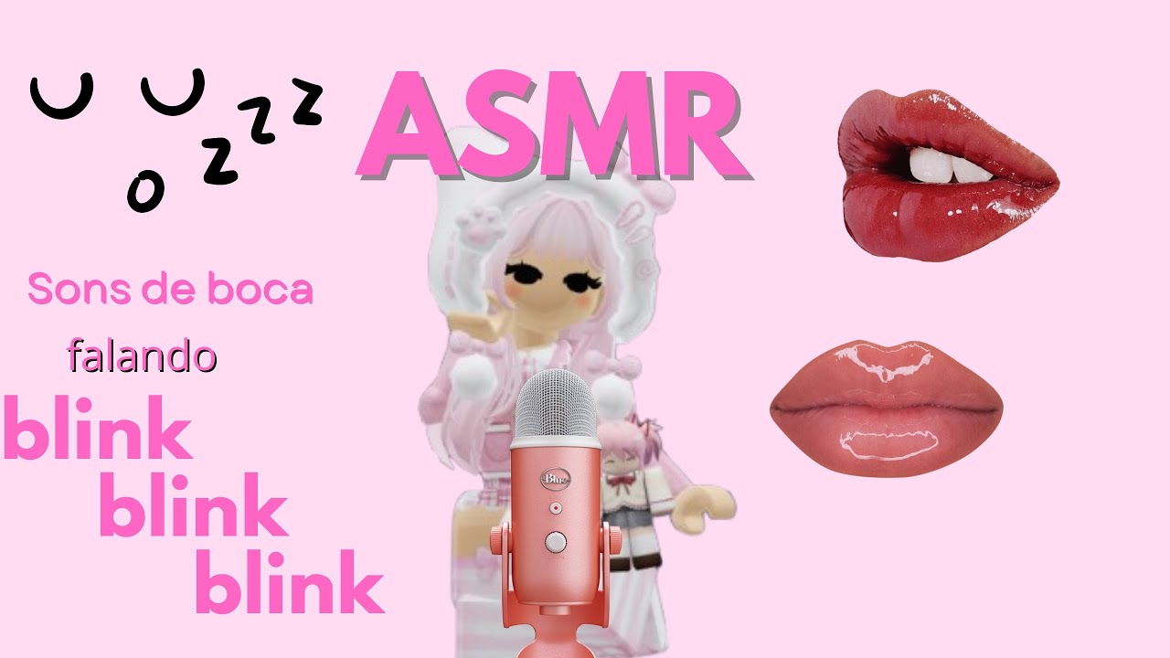 ASMR ROBLOX caseirinho ~ SONS DE BOCA FALANDO BLINK BLINK ~