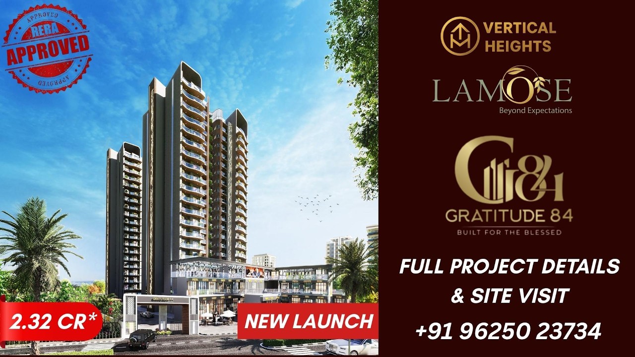 New Launch 3 Bhk + 3T under 2.32 Cr Luxury Floors by Lamose
