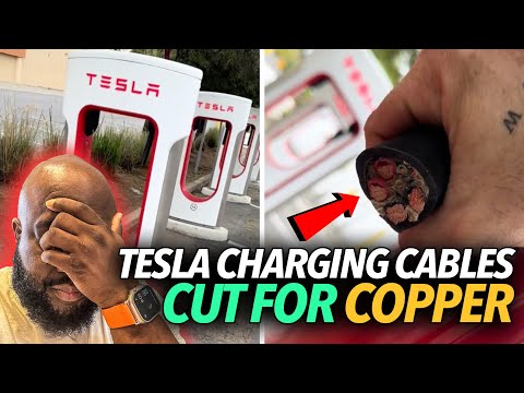 Thieves Cut Tesla Charging Cables, Stealing $200 Worth of Copper, Causing $30,000 Worth of Damage 😳