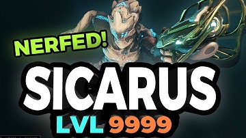 Nerfed Incarnon Sicarus Build for level 9999 [Warframe]