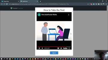 How to take a quiz in Google Classroom using Google Form and AutoProctor