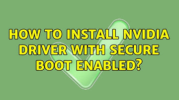 Ubuntu: How to install nvidia driver with secure boot enabled? (2 Solutions!!)