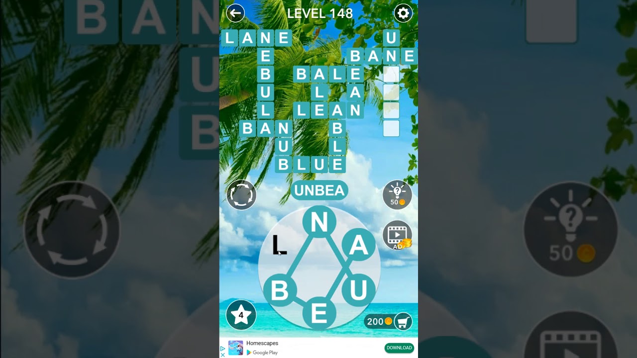 Word Crossword Search level 148