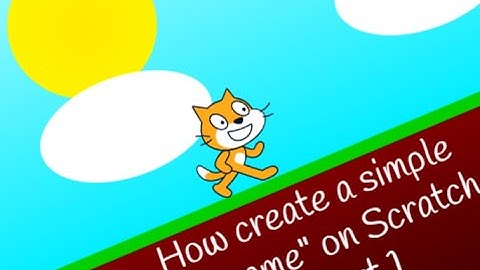 Scratch Tutorial: How Create a Simple Endless Running Game - Part 1 - The Basics