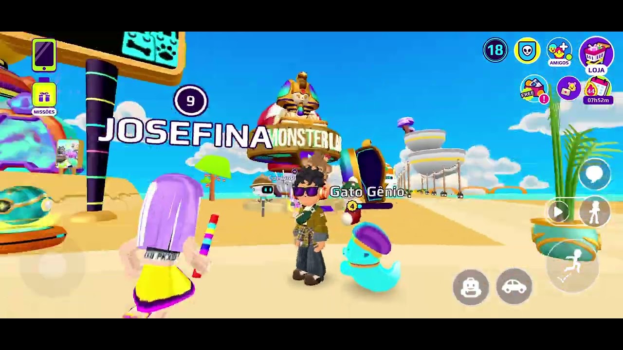 Evoluindo meu pet gato gênio no pkxd