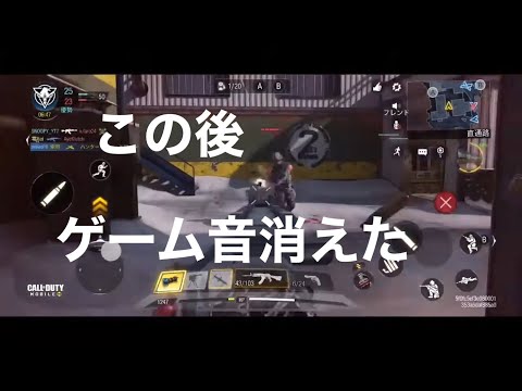 【codモバイル】改善求む！ミシックピースキーパーの音バグが起きてゲーム音が消えた