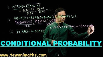 Conditional Probability | JEE Maths Lectures | Ghanshyam Tewani | Cengage