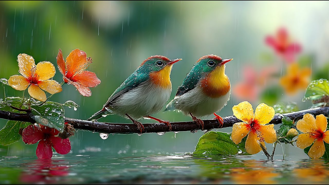 🌿 Relaxing Piano with Bird Sounds | Soothing Background Music for ...