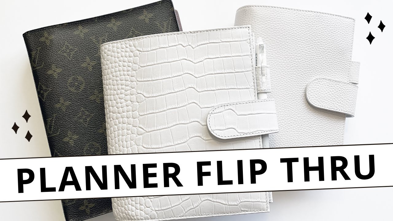 Planner Setup // A Review and Flip Through of the Moterm Personal Wide Cream Croco Planner