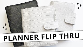 Planner Setup // A Review and Flip Through of the Moterm Personal Wide Cream Croco Planner