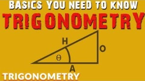 Basics of Trigonometry | Pythagorean Theorem and Trigonometric Ratios (SOH - CAH - TOA)