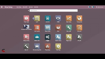 Hướng dẫn module mua hàng - Tạo hóa đơn và ghi nhận thanh toán - Phần mềm ERP odoo