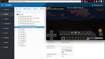 Ansible Tower EC2 Minecraft Demo - ManageIQ Design Summit 2016