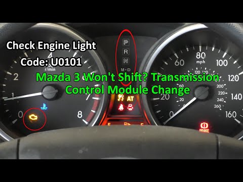 Mazda 3 Transmission Control Module Change, Code U0101