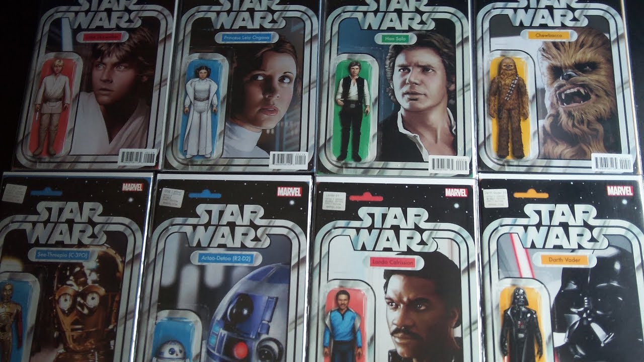 Marvel Star Wars Action Figure Variant Covers Comic Book Haul and