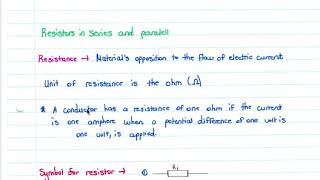 Physics lesson - Electric circuits (part 2)