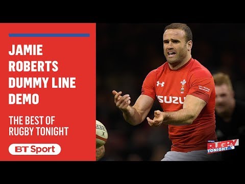 Rugby Tonight Demo: Jamie Roberts On How To Run The Perfect Dummy Line