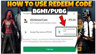 How To Use Redeem Code In Bgmi/PubgMobile screenshot 4